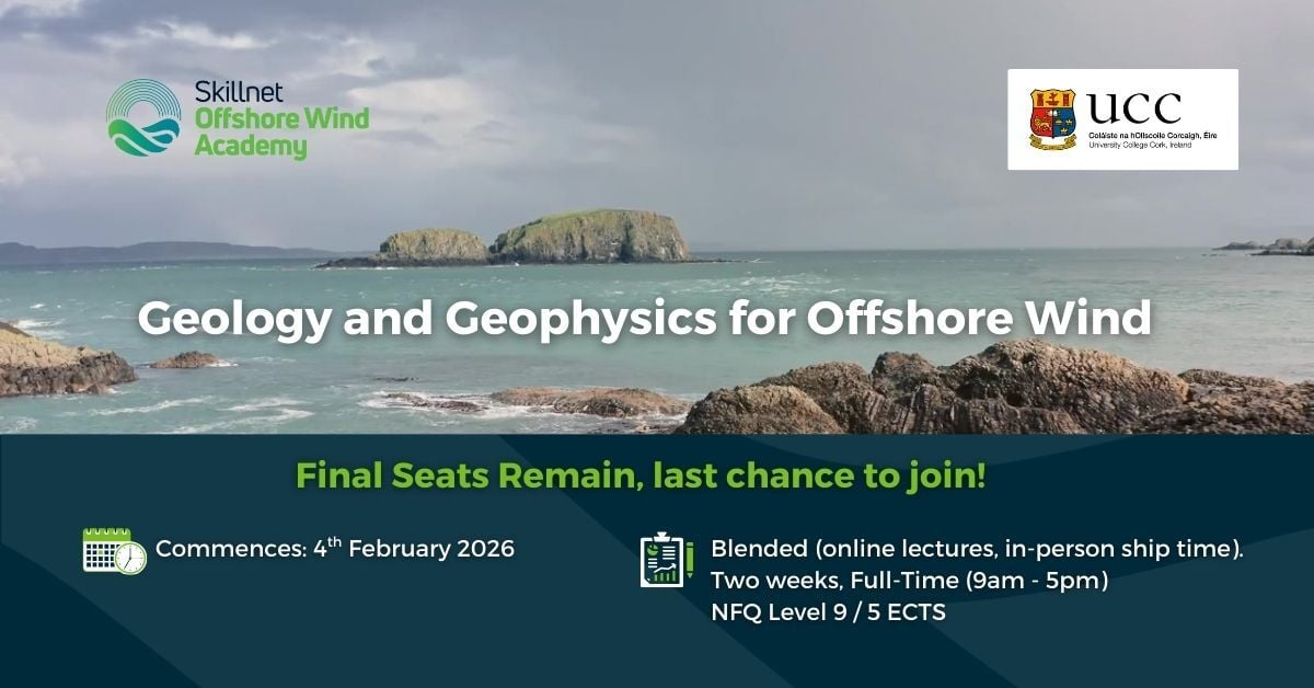 Geology and Geophysics for Offshore Wind - Skillnet Offshore Wind Academy